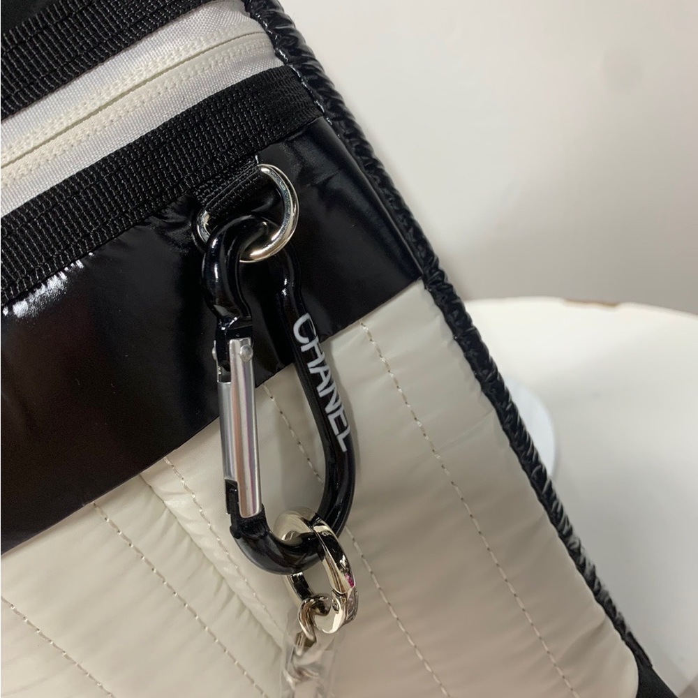 Chanel Monochrome Drawstring Backpack - image 2